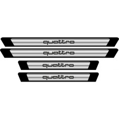 Set Protectie Praguri Sticker Crom Audi Quattro