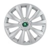 Set 4 Capace Roti Autohelix MSA&reg; potrivite jantelor de 14 inch, pentru Skoda Verde model Delta Gray