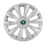 Cumpara ieftin Set 4 Capace Roti Autohelix MSA&reg; potrivite jantelor de 16 inch, pentru Skoda Verde model Delta Gray