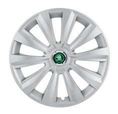 Set 4 Capace Roti Autohelix MSA&reg; potrivite jantelor de 14 inch, pentru Skoda Verde model Delta Gray