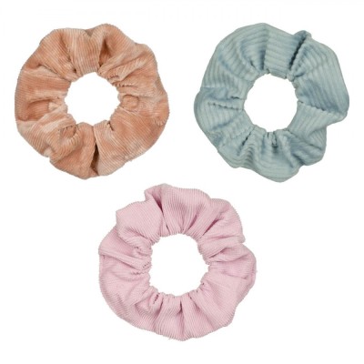 Set Elastice de Păr, Fără Brand, Multicolor, Catifelate, 3 Bucăți foto