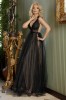 Q360-1125 Rochie lunga de ocazie cu decolteu in V