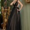 Q360-1125 Rochie lunga de ocazie cu decolteu in V