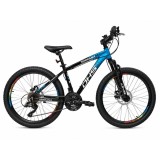 Cumpara ieftin Bicicleta copii DHS Terrana 2423C 24 inch, albastru-negru, model 2026