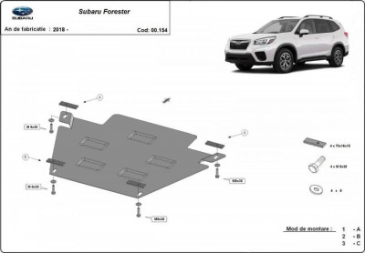 Scut metalic cutie de viteze Subaru Forester 2019-prezent foto