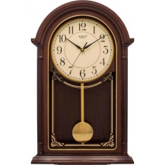 Ceas de Perete Rikon RK50 &ndash; Eleganță Vintage și Detalii de Bronz Patinat