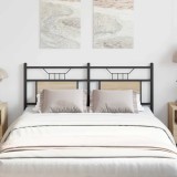 vidaXL Tăblie de pat de schimb din Stejar Sonoma 137 cm Lemn și oțel prelucrat 4106824