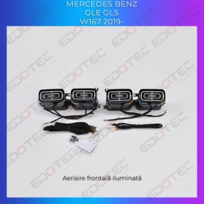 Lumini ambientale Mercedes W167-02 2019-2023 dedicat ventilatoare iluminate control telefon sau sistem original CarStore Technology foto
