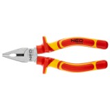Cleste combinat VDE 180 mm din CrV, izolat 1000V, NEO TOOLS