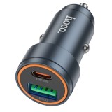 Incarcator auto HOCO Z57A USB-A + USB-C PD QC3.0 30W 3A