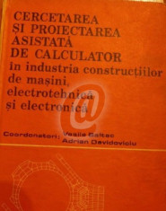 Cercetarea si proiectarea asistata de calculator foto