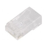 Conector RJ45 Cat 6 ecranat 8p8c IDC