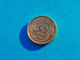 50 Centimes 1938-Franta-AUNC-Bronz