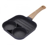 Tigaie Clatite 3 Forme MRG MTNT51, 34cm, Antiaderenta, Gri - Compatibila Gaz/Electric/Vitroceramica