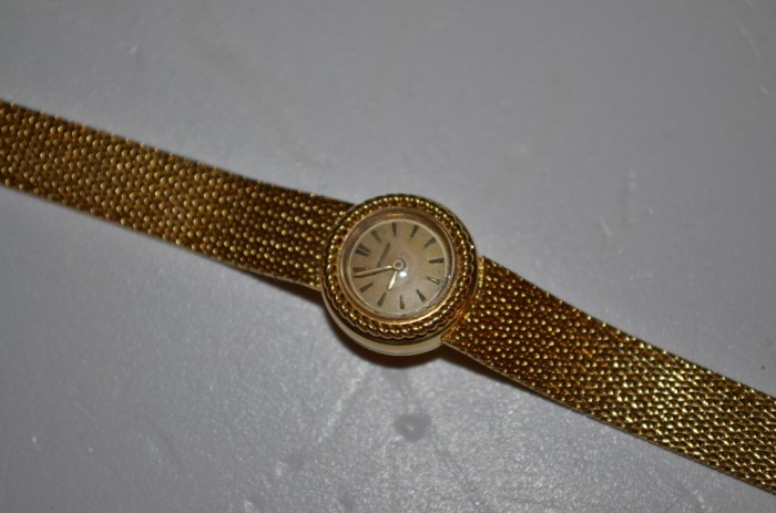 CEAS de dama AUR 18K - JAEGER LE-COULTRE - Mecanic - Vintage - Doar 435lei/gr. !