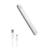 Lampa LED cu senzor de miscare, fara fir, reincarcare prin USB, pentru dressing, dulap de bucatarie, baie, hol, scari, portabila