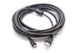 Cablu de date USB mini USB 5.0 metri negru