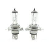 Set 2 becuri auto halogen H4 Carguard Long Life, 12V 55W, +50% lumina (OEM Quality)