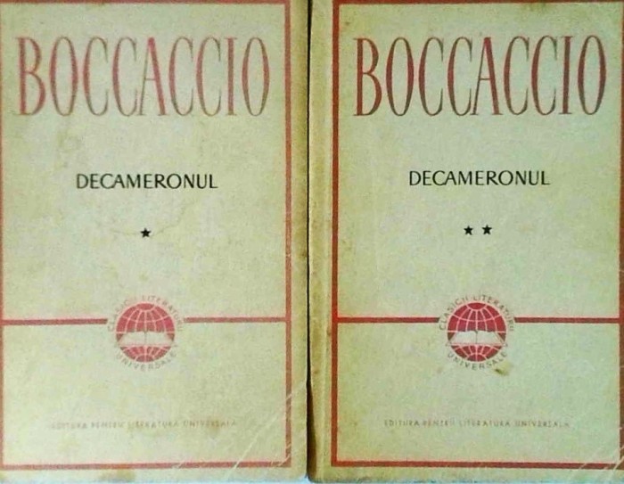Giovanni Boccaccio - Decameronul, 2 volume
