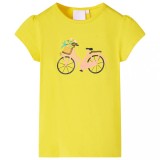 Tricou pentru copii, galben, 104
