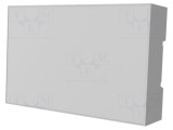 Carcasă pentru șină DIN, gri, 90x142x32 mm, 8 module
