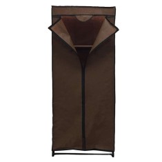 Dulap Haine Textil Cu Fermoar - 60x45x150cm / Maro