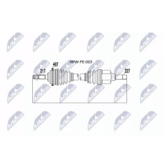 Planetara Peugeot 206 1.1, 1.4 1998-, 1.6 1998-2000, 1.4hdi 2001-, Stanga, 3272.3C