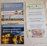 Set complet de bancnote suvenir de 0 euro Rom&acirc;nia