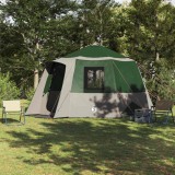 Cumpara ieftin Tent Cabina cu acoperis Verde si alb 405 x 405 x 273 cm