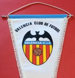 Fanion fotbal - VALENCIA CF (Spania) dimensiuni mari 44X24 cm
