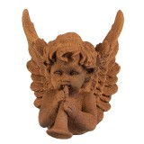 Cumpara ieftin Figurina Inger polirasina maro 11x11x12 cm