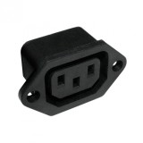 Conector de alimentare pentru lipit IEC C13 panou, GNI0123.1, Oem
