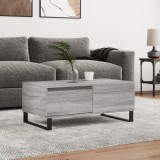 vidaXL Măsuță de cafea, gri sonoma, 90x50x36,5 cm, lemn prelucrat