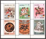 RAS AL KHAIMA 1972 SPORT J.O. DE VARA ( serie dantelata ) MNH, Nestampilat