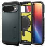 Husa MagSafe pentru Google Pixel 10 Pro / 10, Spigen, Tough Armor, Verde