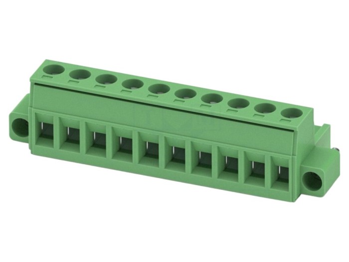 Conector regletă deconectabilă 10 pini, 5,08mm