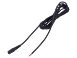Cablu Alimentare DC 5,5/2,1 Soclu Drept Negru 3m 1x1mm2