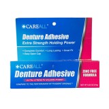 Cremă adezivă pentru proteze dentare CareAll, fixare puternică și rapidă, fără zinc, aromă de mentă, 24 g