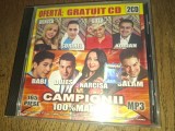 Cd MP3 - 100% Manele Campionii, 165 piese *** CD ORIGINAL