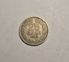 25 bani 1953 Rara
