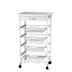 Carucior servire mdf ceramica 47 x 37 x 82 cm