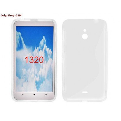 Husa silicon S-Line Nokia Lumia 1320 Transparent