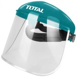 Viziera de cap plastic ABS viziera policarbonat acoperire antibacteriana Total Tools TSP610