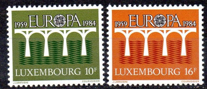 LUXEMBURG 1984, EUROPA CEPT, serie neuzata, MNH