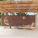 Copertina laterala retractabila de terasa, maro, 180x600 cm GartenMobel Dekor, vidaXL