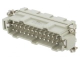Conector HDC inserturi contact tată 24P 16A