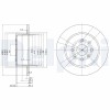 DELPHI BG3141 Disc frana