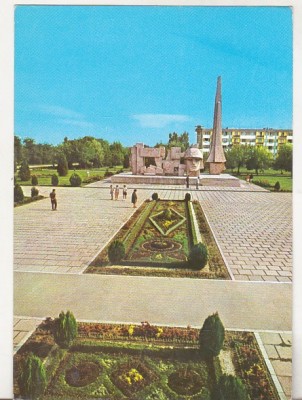 bnk cp Carei - Monumentul Ostasului Roman - necirculata - marca fixa foto
