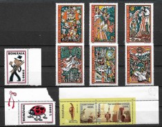 C770 - lot Romania timbre neuzate,serii complete