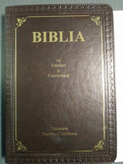 Biblia Cornilescu trimiteri si concordanta cu fermoar foto